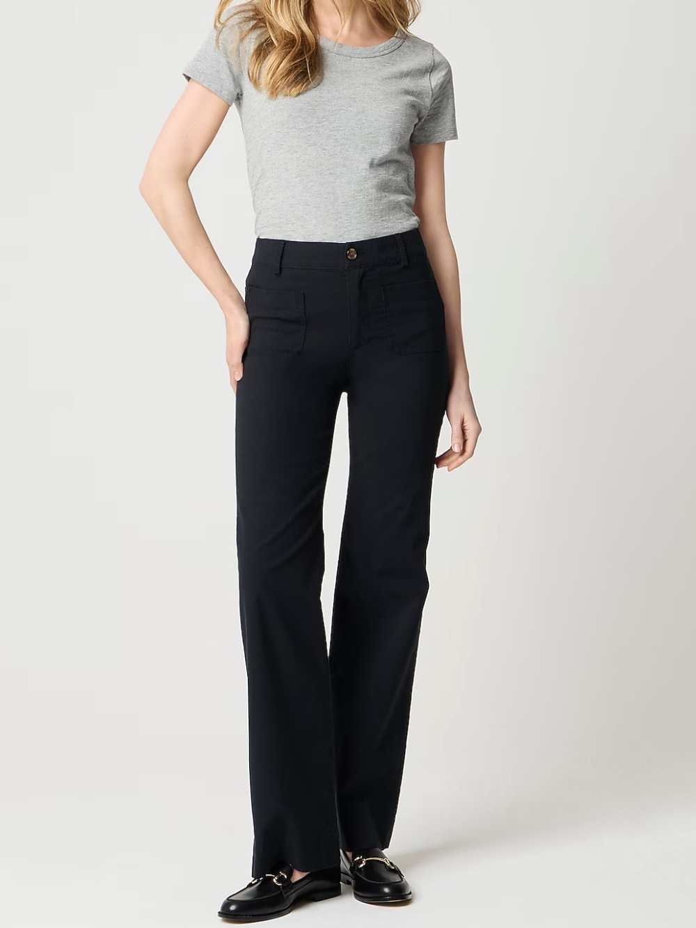 J Crew Lizzie High Rise wide leg pant size 24